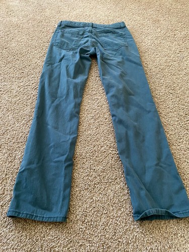 Old Navy Kids Girls Mid Rise Green Straight Leg Pants Size 14 - Picture 9 of 10