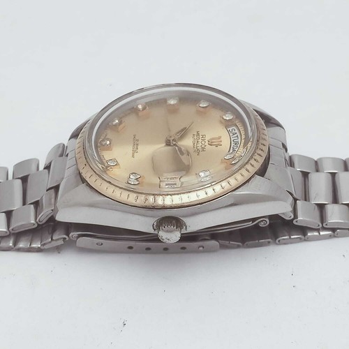 Ricoh Medallion President Automatic Gold Dial Day/Date Vintage Men’s Watch MUR5M - Picture 4 of 10