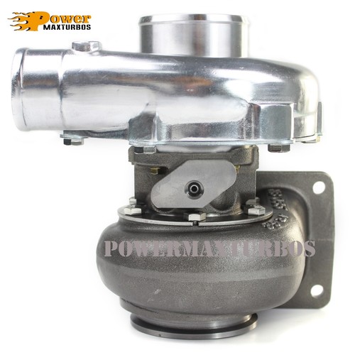 T67 Turbo Charger Universal Turbocharger T4 .81 AR P Trim + Flange + Clamp - Bild 5 von 8