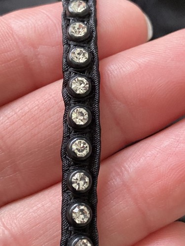 Vintage Y2K Fredericks of Hollywood schwarzes Satin-Schlupfkleid Strass Fischschwanz Glamour - Bild 16 von 18