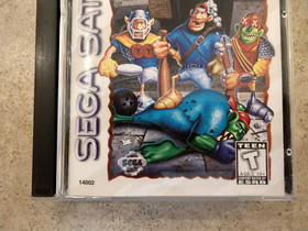 THREE DIRTY DWARVES (SEGA SATURN 1996 )  Complete CIB & TESTED - CD is MINT