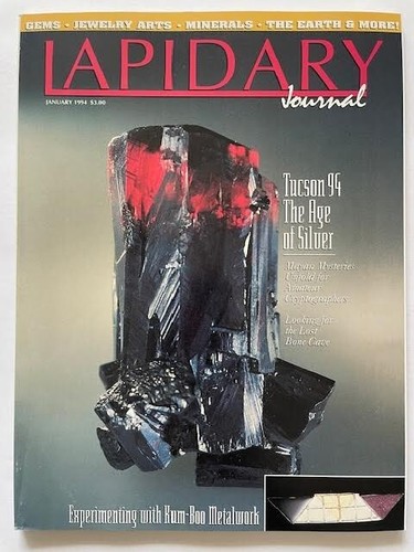 Vintage Lapidary Journal-Gem Cutting /Jewelry- 1994- JAN/FEB/MARCH-1994 - EUC - Bild 2 von 9