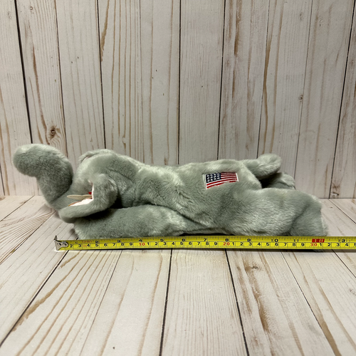 Ty Beanie Buddies Righty Elephant Plush American Flag With Hang Tag 12 Inch - Picture 12 of 12