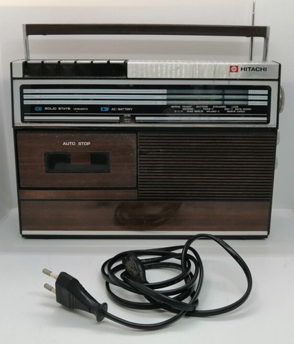 Vintage Hitachi 3 Band Radio & Cassette all Transistor model KCT-1210 LR working - Picture 1 of 11