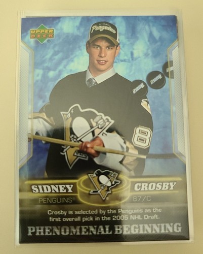 Sidney Crosby Rookie Upper deck 2006 Phenomenal Beginings Card Set 1-20