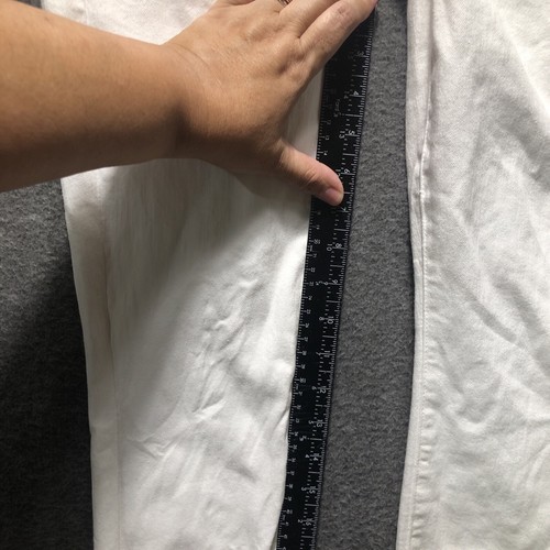 Pantalones de mezclilla para mujer Mother W26 blancos The Looker cortos ajustados tiro medio Milady celebridad - Imagen 8 de 13