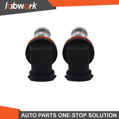 Labwork LED Headlight Bulbs H8 H9 H11 H16 14000K Purple 100W Kit Fog Light Pair - Picture 8 of 8