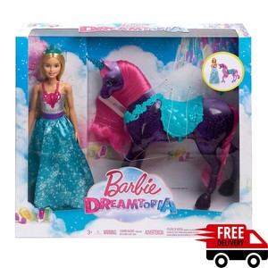barbie princess and unicorn set