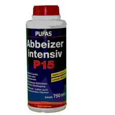 Pufas Abbeizer P 15 intensiv entfernt Lacke und Farben mit der Gelformel 750 ml