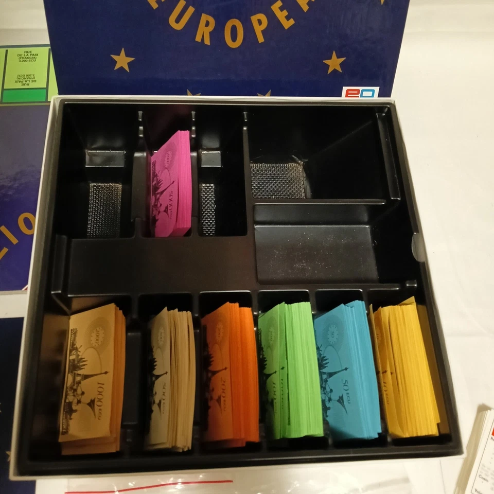 MONOPOLI EDIZIONE EUROPEA quadrato EG Editrice Giochi cod.1595 vintage G22 - Immagine 4 di 4