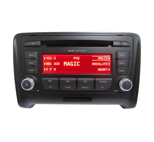 Audi TT CD Player Radio Stereo mit Code und Ausbautasten Concert MP3 Headunit - Bild 2 von 3