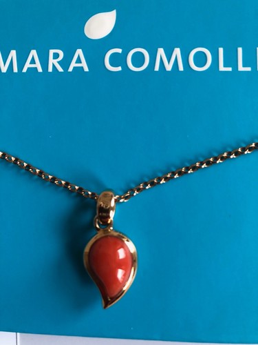 Tamara Comolli Pendant Anhänger Double Drop S Koralle -UNIKAT !!!- 18 K Rosegold - Bild 4 von 6
