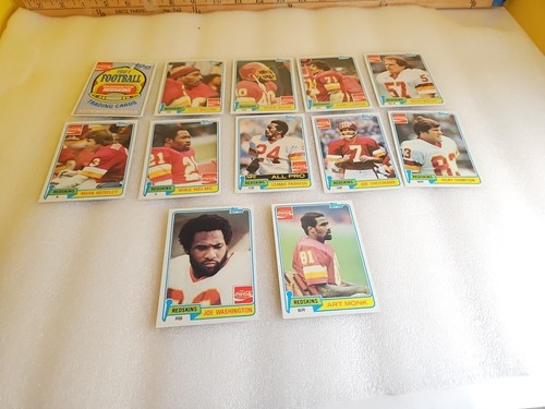 Art Monk Rookie RC Washington Redskins 1981 Topps Football coca cola team set - Picture 3 of 3