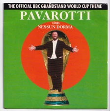 (nU823) Pavarotti, Sings Nessun Dorma, World Cup Theme - 1990 - 7" vinyl