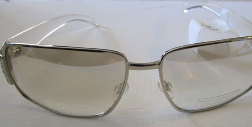 ROCAWEAR SUNGLASSES~NEW~R854~SILVER/CLEAR RIMS/HANDLES~1 3/4" X 2.5"~UNISEX - Picture 8 of 10