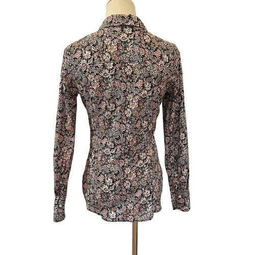 J.Crew x Liberty Fabrics Button Front Shirt Women's Floral Garden - Picture 3 of 10