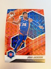 Josh Jackson 2020-21 Panini Mosaic #143 Red Prizm Detroit Pistons