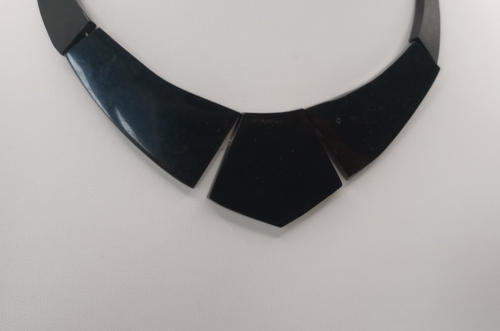 Lee Sands Vintage geometrisches Halsband Halskette - muss neu bespannt werden - Bild 4 von 10