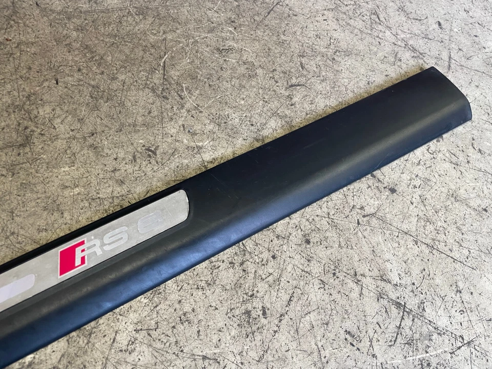 Listón de entrada delantero izquierdo original RS6 AUDI A6 4F moldura aluminio 4f0853373g Foto 4 de 4