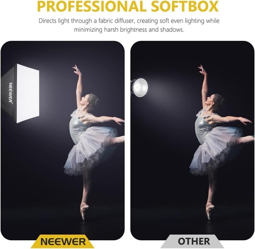 Softbox Lighting Kit 700W Photo Studio Video Lights Setup - Picture 2 of 10