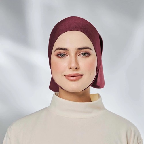Cotton Under Scarf Inner Hijab Women Muslim Clip-Back FREE SHIPPING - Picture 14 of 20
