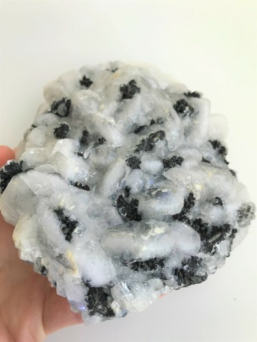 Calcite Cluster With Ilminite Mineral Geology Rock Rocks Minerals Crystal - Picture 6 of 11