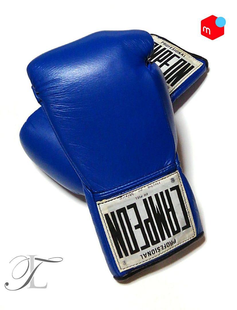 ボクシング CAMPEON CAMPEON Boxing Gloves 8oz Made in Mexico Rare Vintage Blue