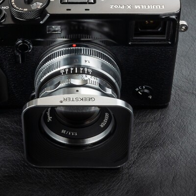 GEEKSTER 35mm f1.1 Signature Edition Manual Focus Lens APS-C FUJI X Mount Camera