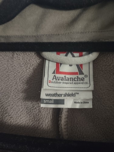 Jacket Avalanche outdoor to Men S , Polyester Soft Inside, Pockets, Olive color - Picture 2 of 9