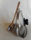 Pan Lid Holder and Spoon Rest Progressive Patent No.D475 898 - Stainless Steel