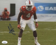 Jaquan Johnson Signed Miami Hurricanes 8x10 Photo JSA