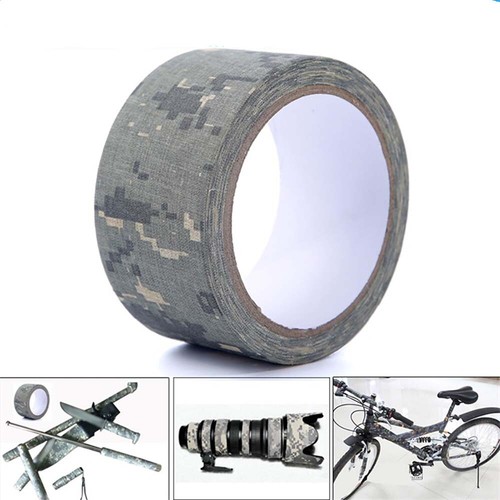 5cmx5m Cinta de camuflaje a base de tela Cinta de camuflaje Envoltura Caza - Imagen 4 de 16