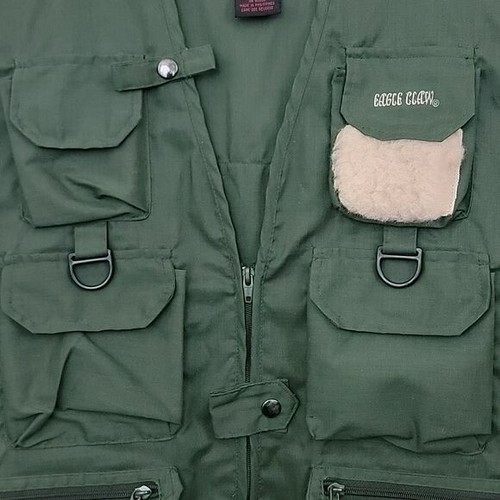 Eagle Claw Green Fishing Vest L/XL - Picture 5 of 15