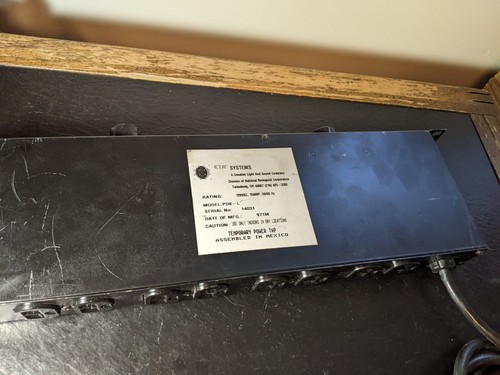 ETA Systems PD8L Conditioned Power Distribution Rack Illuminator (used) - Picture 7 of 10
