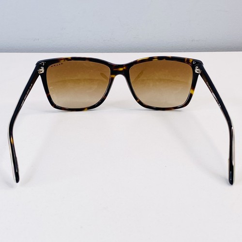 Ralph Lauren Womens Sunglasses Tortoise Pink Logo Plaid Brown Gradient 57-15-135 - Picture 6 of 14