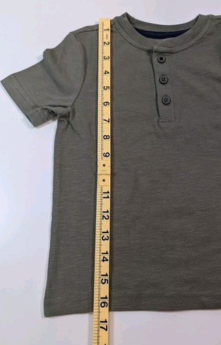 Tommy Bahama Shirt Boys 4T XS Short Sleeve Olive Green 3 Button New - Picture 6 of 7