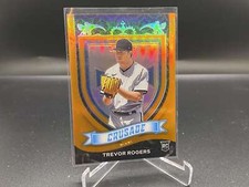 Trevor Rogers 2021 Chronicles Crusade Neon Orange FOTL #9 /17 Marlins RC