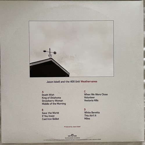 Jason Isbell And The 400 Unit – Weathervanes - SER99961 - Black Translucent - Picture 14 of 15