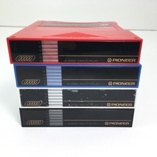  Lot Of 4 Pioneer 6-Disc PRW 1141 Magazine Cartridge RED BLUE WHITE BLACK COLOR