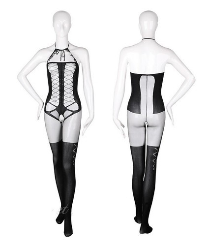 Biancheria intima pigiama lingerie sexy abito calzini da club abbigliamento bodyball - Foto 8 di 8