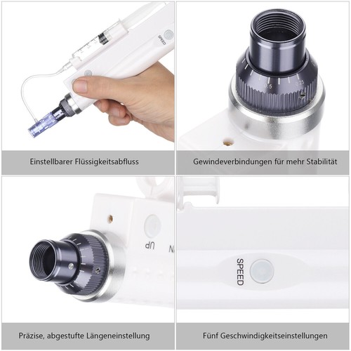 Microne eléctrico*dling pen 0,25 mm-2,5 mm inalámbrico D*marmas para rejuvenecimiento de la piel - Imagen 6 de 10