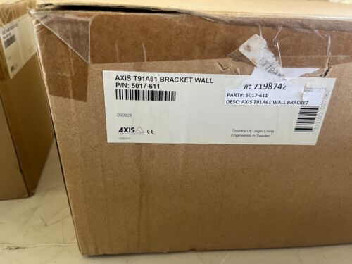 NEW SEALED Axis T91A61 Bracket AXIS P55 Q60 SRS M30 Series/P33 Series 5017-611 - Picture 2 of 2
