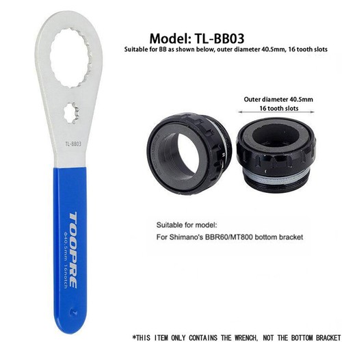 Schraubenschlüssel MTB Straßenfahrrad BB untere Halterung Schraubenschlüssel Reparaturwerkzeug für Shimano SRAM - Bild 15 von 16