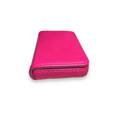 PU Leather Pocket Card Holder Name Business ID Credit Card Case Magnetic Closure - Picture 7 of 8
