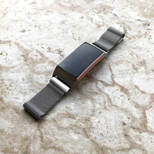 Modern Adjustable Milanese Loop Metal Band Strap for Fitbit Charge 6 5 4 3 2 - Picture 8 of 12