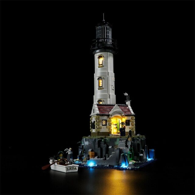 LED lighting Kit for LEGO 21335 Ideas Motorized Lighthouse Lighting Kit ONLY LED lighting Kit for LEGO 21335 Ideas Motorized Lighthouse Lighting Kit ONLY