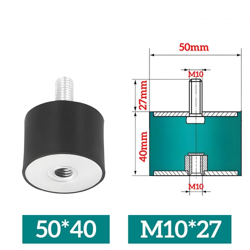 Male / Female Rubber Mount Car Boat Bobbin Anti Vibration M3-M20 Cylindrical / B - Picture 60 of 94