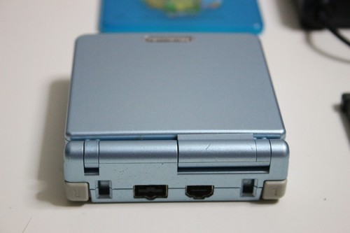 Nintendo Game Boy Advance SP Console Portatile - Argento con Guscio Pokemon e Gioco - Foto 8 di 22