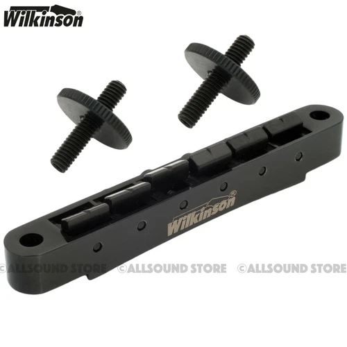 Wilkinson ABR-1 Style Wireless Tune-O-Matic Guitar Bridge w/ M4 Posts for Gibson