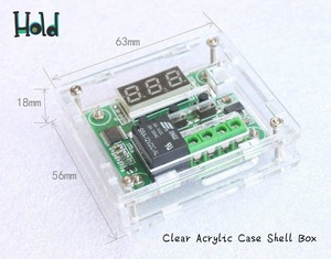 1-Easy-to-assemble-Clear-Acrylic-Case-Shell-Box-Kit-of-W1209-Thermostat